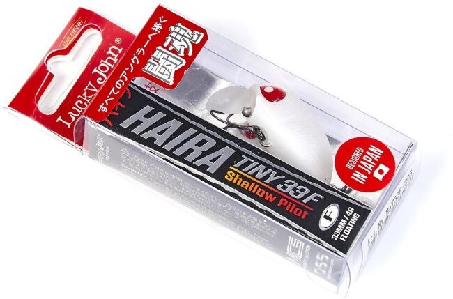 Воблер LUCKY JOHN Pro Series Haira Tiny Shallow Pilot 33F 33мм 4гр до 0.2м #205 HAT33F-205