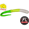 Силиконовая приманка FRESH LURES FlipWorm 3.1”/77мм Сыр #410 10шт/уп