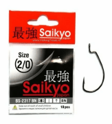 Крючки Saikyo BS-2317 BN №2/0 10шт/уп Крючки Saikyo BS-2317 BN №2/0 10шт/уп