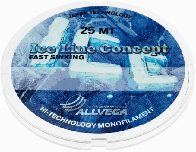 Леска монофил ALLVEGA Ice Line Concept 25м 0,18мм 4,16кг прозрачная Леска монофил ALLVEGA Ice Line Concept 25м 0,18мм 4,16кг прозрачная