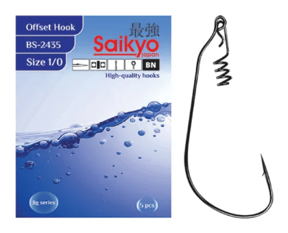 Крючки Saikyo BS-2435 BN №1/0 5шт/уп Крючки Saikyo BS-2435 BN №1/0 5шт/уп