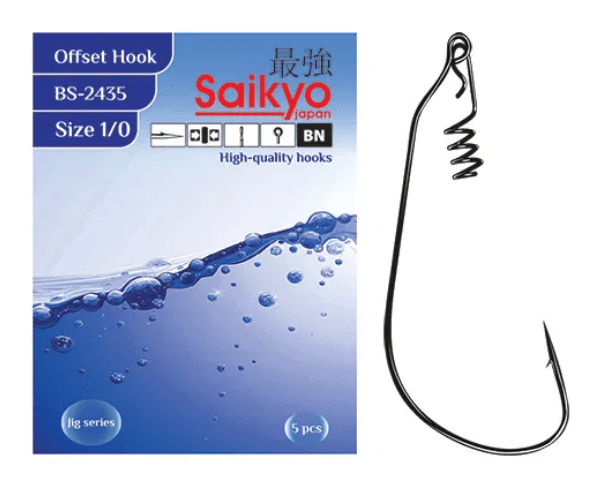 Крючки Saikyo BS-2435 BN №1/0 5шт/уп