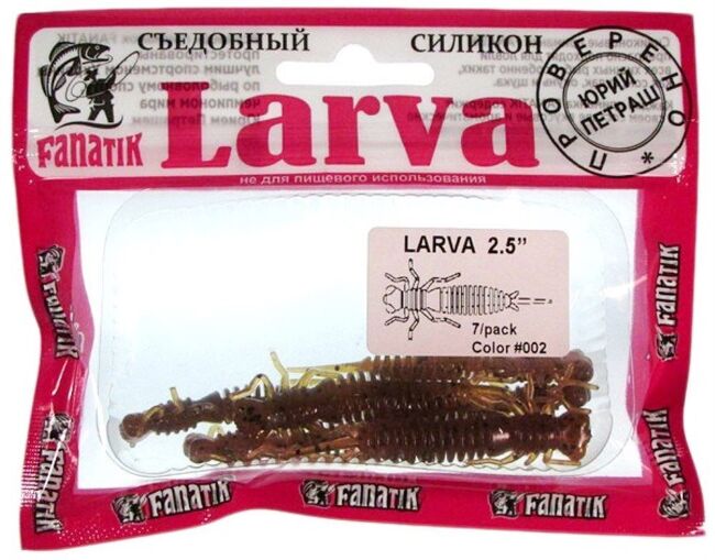 Cиликоновая приманка Fanatik Larva 2.5 (6.3cм) 002 Cиликоновая приманка Fanatik Larva 2.5 (6.3cм) 002