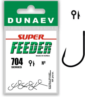 Крючок DUNAEV Super Feeder 704 #10 10шт/уп