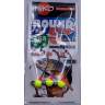 Джиг-головка вольфрам HIKO Round Magic крючок: MG-3 №6, 0.80гр, #Шартрез 3шт/уп