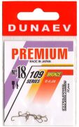 Крючок DUNAEV Premium 109 #18 Ø0.28мм 10шт/уп Крючок DUNAEV Premium 109 #18 Ø0.28мм 10шт/уп