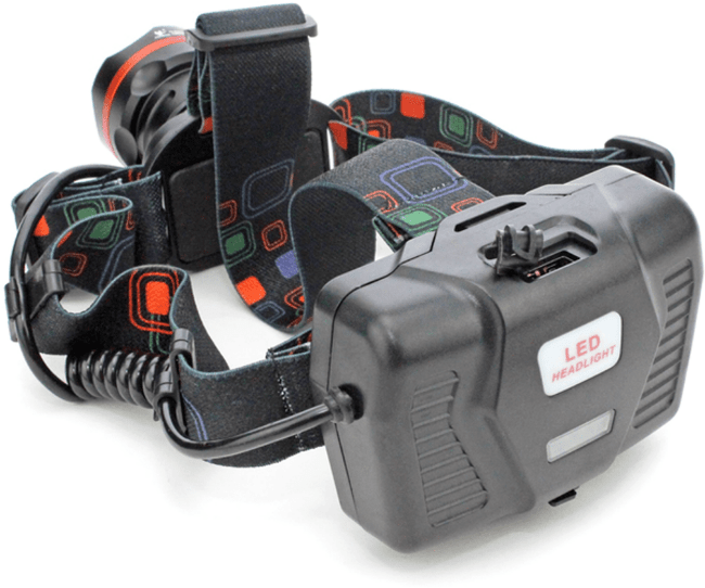 Фонарь налобный YYC-233-P90 2 аккум. 1 шнур USB