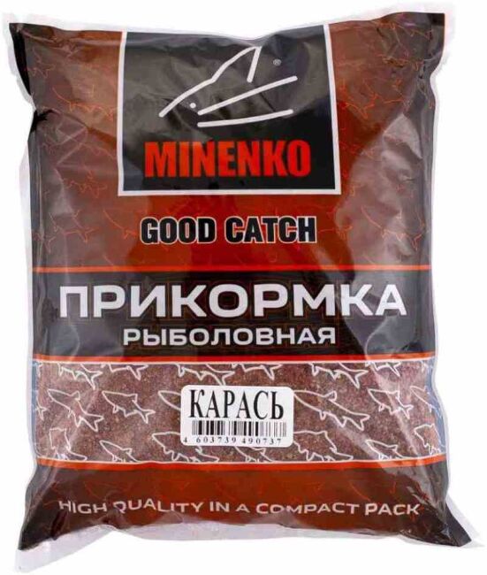 Прикормка MINENKO Good Catch Карась 0.7кг Прикормка MINENKO Good Catch Карась 0.7кг