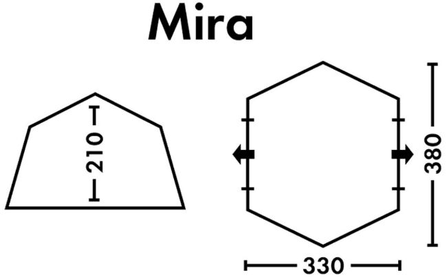Шатер кемпинговый "Mira"  Синий/Серый