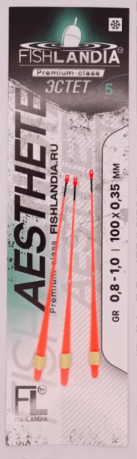 Сторожок лавсан FISHLANDIA  ЭСТЕТ  Оранж  100 мм  0.8 - 1.0 гр