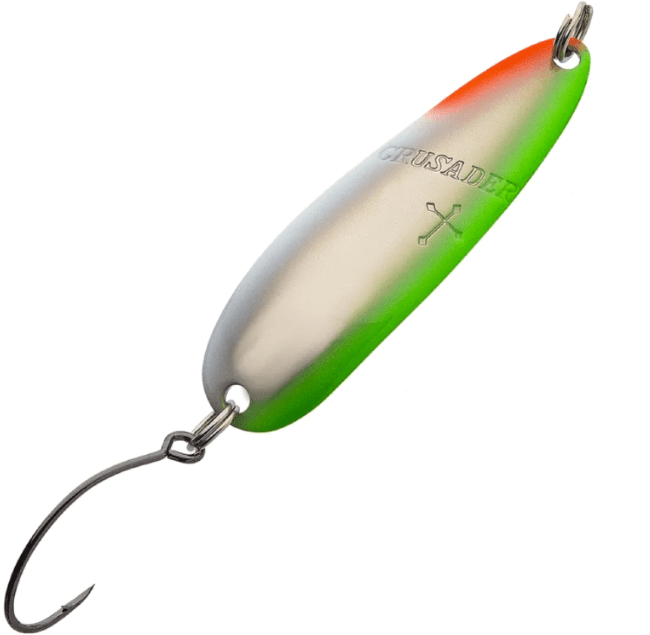 Блесна колеблющаяся DAIWA Crusader 7гр 40мм S #Chart Glow