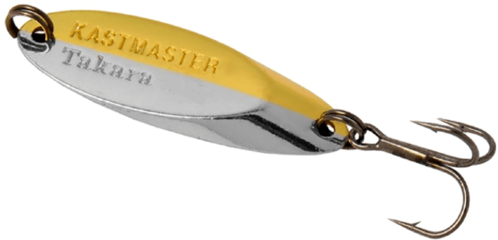 Блесна колеблющаяся TAKARA Kastmaster 74мм 56.0гр цвет: золото/серебро Блесна колеблющаяся TAKARA Kastmaster 74мм 56.0гр цвет: золото/серебро