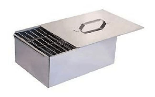 Коптильня ТПФ ТЕХНОЛИТ двухъярусная БЕЗ ПОДДОНА нерж сталь:0.5мм 38х28х17см 10-01-0043