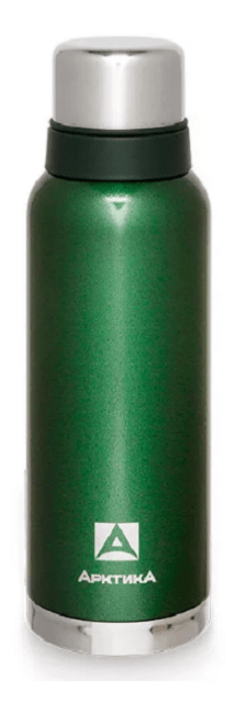 Термос Арктика 106-500 с покрытием "молотковая эмаль" 0,5л зелёный