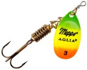Блесна вращающаяся MEPPS Aglia Fluo Tiger №3 6,5гр