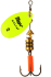 Блесна вращающаяся MEPPS Aglia Fluo Chartreus №2 4,5гр