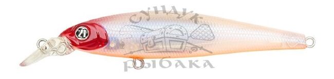 Воблер PONTOON21 Saunda 95F-SR 95мм 12.3гр 0.7-1.0м A17 Ghost Pearl Red Head
