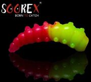 Силиконовая приманка SOOREX PRO Major 36мм 1.1гр Сыр #302 Шартрез-Фуксия/ Chartreuse-Fuchsia 6шт/уп