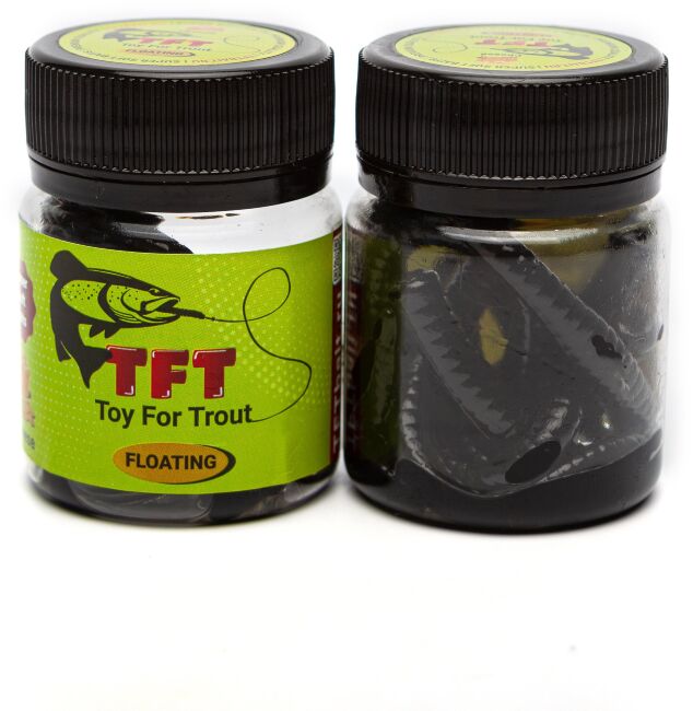 TFT Приманка силиконовая 80 мм. TOY WORMS Цвет: TW-14 Чёрный, Аромат: Сыр TFT Приманка силиконовая 80 мм. TOY WORMS Цвет: TW-14 Чёрный, Аромат: Сыр