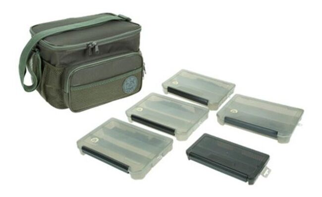 Сумка рыболова ТРИ КИТА (кор.КДП-3-4шт.+кор.КДП-2-1шт.) Сумка рыболова ТРИ КИТА (кор.КДП-3-4шт.+кор.КДП-2-1шт.)