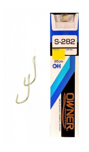 Крючок с поводком OWNER S-282 №16 0.09мм 10шт/уп