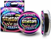 Леска DUNAEV Black Sensor Feeder Line 125м 0.330мм 9кг черная, тонущая