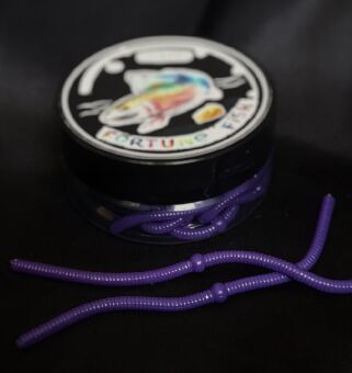 Силиконовая приманка FORTUNE FISH Доширак #17 (фиолетовый) 8шт/уп Силиконовая приманка FORTUNE FISH Доширак #17 (фиолетовый) 8шт/уп
