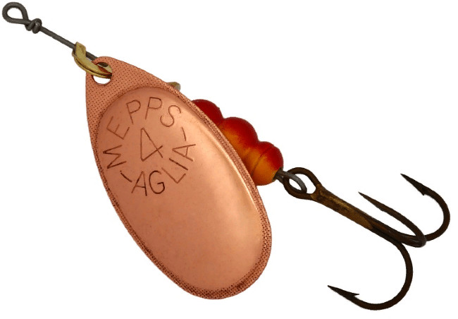 Блесна вращающаяся MEPPS Aglia CU (медь) №4 9гр Блесна вращающаяся MEPPS Aglia CU (медь) №4 9гр