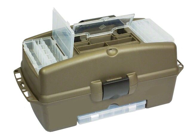 Ящик рыболовный Tool Box MJ-2076 2 полки, 3 выдвижные коробки 530х270х245мм