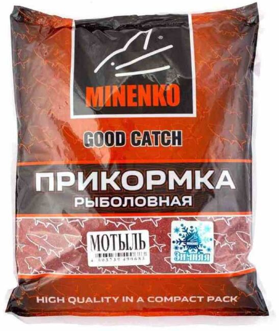 Прикормка зимняя MINENKO Good Catch 0.7кг Мотыль Прикормка зимняя MINENKO Good Catch 0.7кг Мотыль