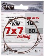 Поводок WIN Trolling 7х7 AFW 18кг 80см 1шт/уп С49-18-80 Поводок WIN Trolling 7х7 AFW 18кг 80см 1шт/уп С49-18-80