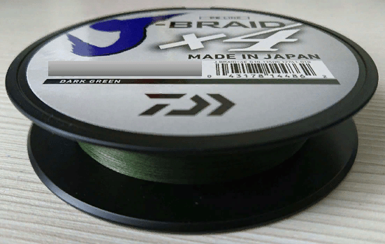Плетёный шнур DAIWA J-Braid X4 270м 0.21мм 12.4кг темно-зеленый