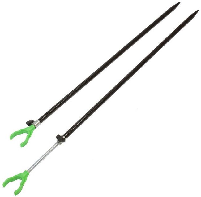 Подставка телескопическая под удилище 1.5м сталь зажим:барашек Подставка телескопическая под удилище 1.5м сталь зажим:барашек