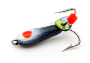 Мормышка вольфрам WORMIX Чертик черный с глазком 0,8 гр.Ø3.0мм