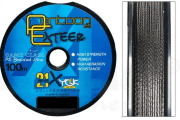 Плетёный шнур PONTOON21 Exteer X4 100м #1.0/0.165мм 12lb/5.4кг светло-серый