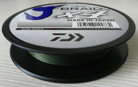 Плетёный шнур DAIWA J-Braid X4 135м 0,10мм 3.8кг темно-зеленый