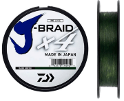 Плетёный шнур DAIWA J-Braid X4 135м 0,10мм 3.8кг темно-зеленый Плетёный шнур DAIWA J-Braid X4 135м 0,10мм 3.8кг темно-зеленый
