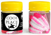 Силиконовая приманка COOL PLACE Maggot 1.6" Сыр #white/pink 10шт/уп Силиконовая приманка COOL PLACE Maggot 1.6" Сыр #white/pink 10шт/уп
