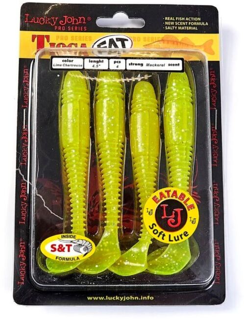 Виброхвост LUCKY JOHN Pro Series Tioga FAT 4.5" 114мм #071 4шт/уп 140147-071 Виброхвост LUCKY JOHN Pro Series Tioga FAT 4.5" 114мм #071 4шт/уп 140147-071