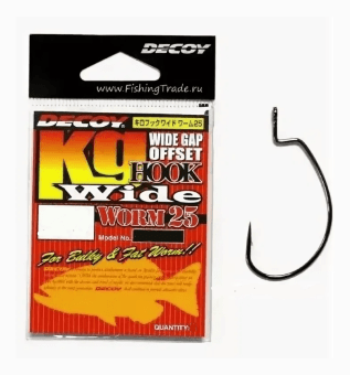 Крючок офсетный DECOY Worm25 Kg Hook Wide #4/0 черный кован 5шт/уп (823460) Крючок офсетный DECOY Worm25 Kg Hook Wide #4/0 черный кован 5шт/уп (823460)