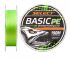 Плетёный шнур SELECT BasicPE X4 150м 0.10мм 10lb/4.8кг светло-зелен