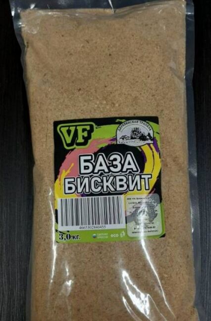 Прикормка VILLAGE FISHING Лайт База Бисквит 3 кг Прикормка VILLAGE FISHING Лайт База Бисквит 3 кг