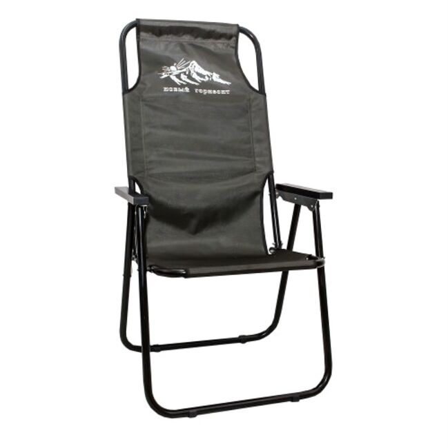 Кресло-шезлонг НОВЫЙ ГОРИЗОНТ мод.: LONG стальное цвет хаки ШЛС-01