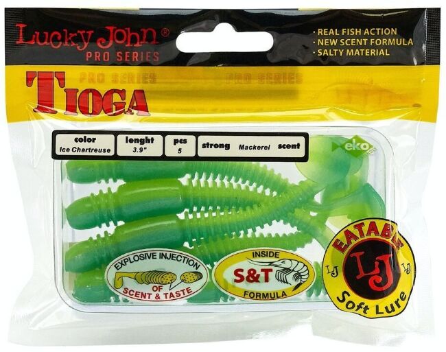 Виброхвост LUCKY JOHN Pro Series Tioga 3.9" 100мм #T57 5шт/уп 140104-T57 Виброхвост LUCKY JOHN Pro Series Tioga 3.9" 100мм #T57 5шт/уп 140104-T57