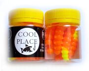 Силиконовая приманка COOL PLACE Big Junior Stretch 4.3см" Сыр Оранжевый/Желтый 7шт/уп Силиконовая приманка COOL PLACE Big Junior Stretch 4.3см" Сыр Оранжевый/Желтый 7шт/уп