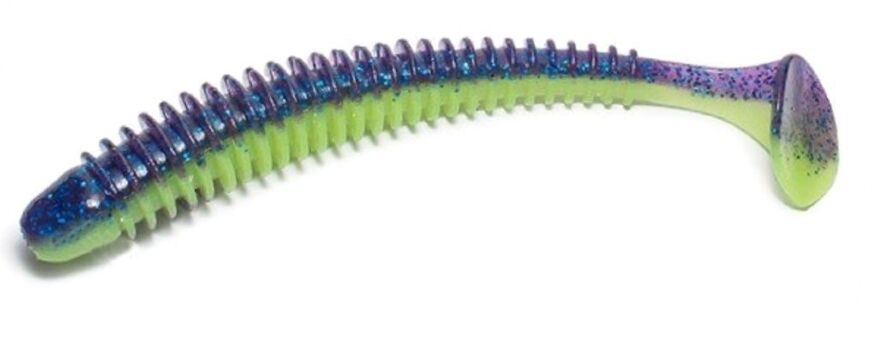Виброхвост KEITECH Swing Impact 4.5" PAL#06 Violet Lime Belly 11.4см 8.9гр 6шт/уп Виброхвост KEITECH Swing Impact 4.5" PAL#06 Violet Lime Belly 11.4см 8.9гр 6шт/уп