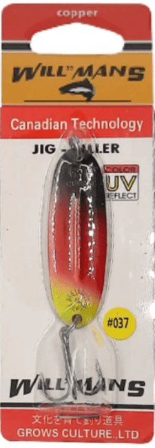 Блесна колеблющаяся GROWS CULTURE Will"mans Jig Killer 57мм 7гр #037 UV