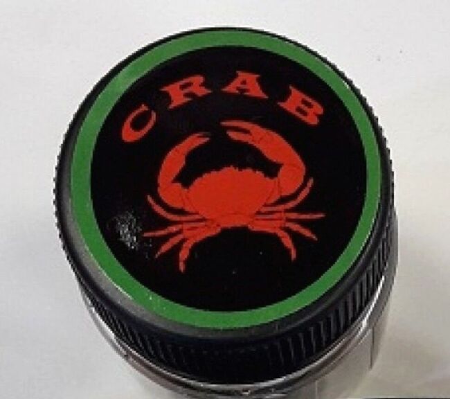 Силиконовая приманка TROUT ZONE Ripper 2.5" черный краб 12шт/уп