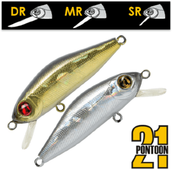 Воблер PONTOON21 CrackJack 38F-DR 38мм 2.5гр 0.8-1.2м 222 Doublet 2 Воблер PONTOON21 CrackJack 38F-DR 38мм 2.5гр 0.8-1.2м 222 Doublet 2