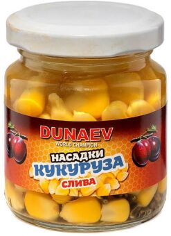 Насадка стеклобанка DUNAEV Кукуруза Слива 100мл Насадка стеклобанка DUNAEV Кукуруза Слива 100мл